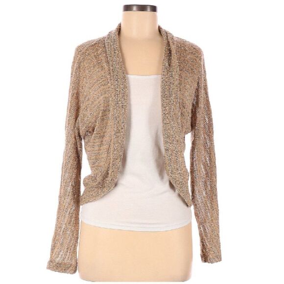 Forever 21, Gold and Silver Sparkly Cardigan - Picture 1 of 3